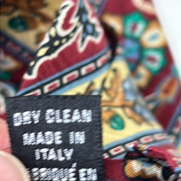 Jacques Farre Paisley 100% Silk Men's Cravate Neck Tie - Picture 7 of 8